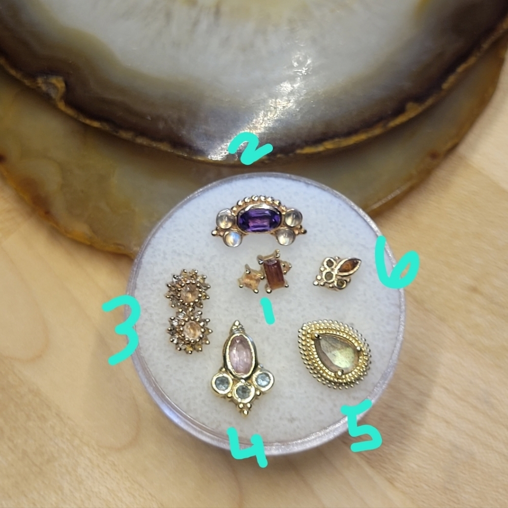 BVLA, Modern Mood + Buddha YG, RG Threadless + threaded ends!